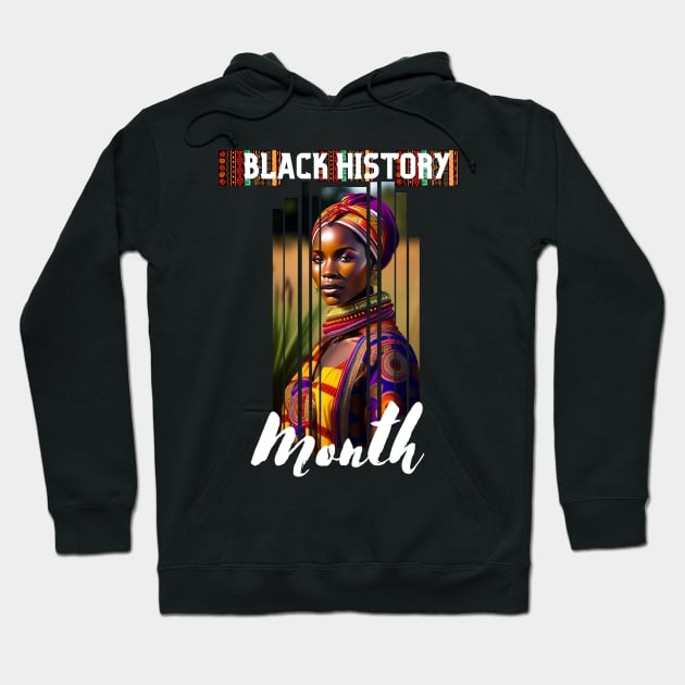 Black history month cute graphic design artwork Hoodie by Nasromaystro